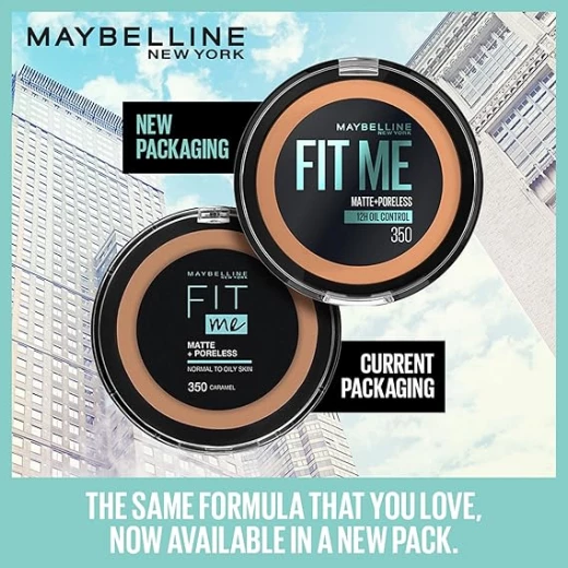 ميبيلين نيويورك بودرة فيت مي مات اند بورليس 120 كلاسيك ايفوري - Maybelline - Image 4