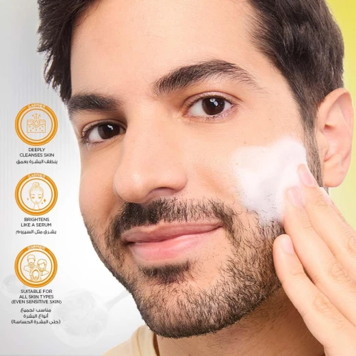 Garnier Skinactive Fast Bright Vitamin C Serum Cleanser Facewash, Gentle Face Cleanser for Skin Brightening like a Serum, Suitable for all skin types, 100ml - Garnier - Image 5