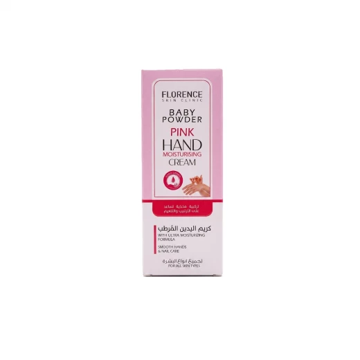Florence Pink Hand Moisturising Cream - Baby Powder -100 ML Florence Pink Hand Moisturising Cream - Baby Powder -100 ML