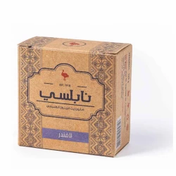 صابونة النعامة الفاخرة – بخلاصة زيت اللافندر الطبيعي – 125 جم – مهدئة ومنعشة للبشرة من نابلسي