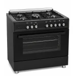 Extra 90cm Gas Cooker Black | Full Safety & XXL Oven - Extra