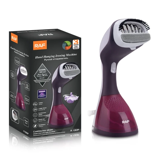 RAF Handheld Garment Steamer 1400W, Powerful Steam Iron for Fast Wrinkle Removal, Continuous Steam Output, Vertical & Horizontal Steaming, Fast Heat-Up, Removable Water Tank - RAF - Image 3