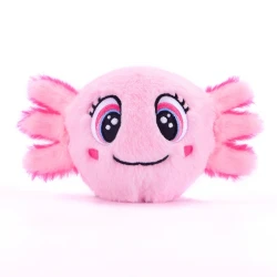 Bouncibles Bubbles Pink Axolotl Plush Toy 8cm - Premium Soft Character Toy with Unique Personalised Details Inspiring Kindness & Fun Stories