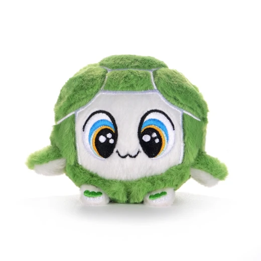 Bouncibles Turli Green Turtle Plush Toy 8cm - Premium Soft Character Toy with Leafy Green Shell Inspiring Kids to Enjoy Every Journey Bouncibles Turli Green Turtle Plush Toy 8cm - Premium Soft Character Toy with Leafy Green Shell Inspiring Kids to Enjoy Every Journey
