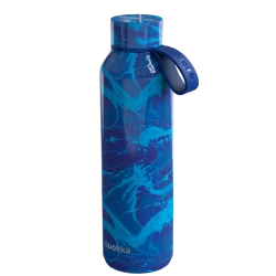 QUOKKA THERMAL SS BOTTLE SOLID WITH STRAP WAVES 630 ML