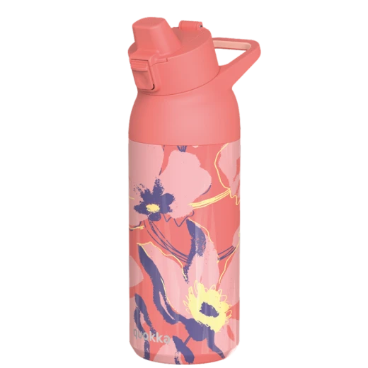 QUOKKA THERMAL SS SIPPER BOTTLE TIDE CORAL SKETCH 700 ML QUOKKA THERMAL SS SIPPER BOTTLE TIDE CORAL SKETCH 700 ML