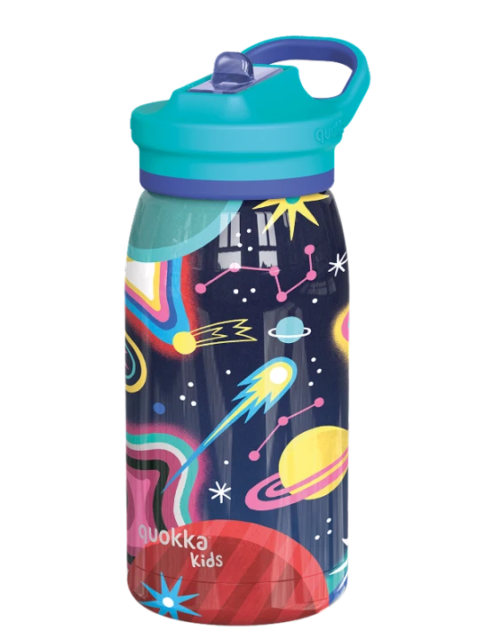 QUOKKA KIDS THERMAL SS SIPPER BOTTLE POP SPACE 445 ML - Quokka