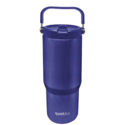 QUOKKA COOL INSULATED STAINLESS STEEL TUMBLER WITH HANDLE CORE DUSK BLUE 860 ML