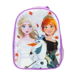 Frozen Autumn Leaves Insulated Lunch Bag with Straps - Thermal Meal Carrier with Zipper & Handle for Kids