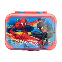 Stor Spiderman "Moving Target" Asker Lunch Box - Durable Single-Compartment Kids Lunch Box, Impact-Resistant & BPA-Free Snack Container