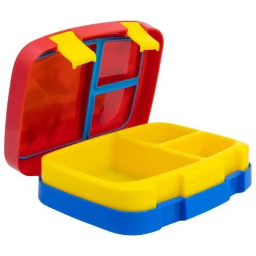 Stor Spiderman BentoPro Sandwich Box - Durable 4-Compartment Lunch Box with Tray, BPA-Free Kids Meal Prep Container - Stor - Image 2