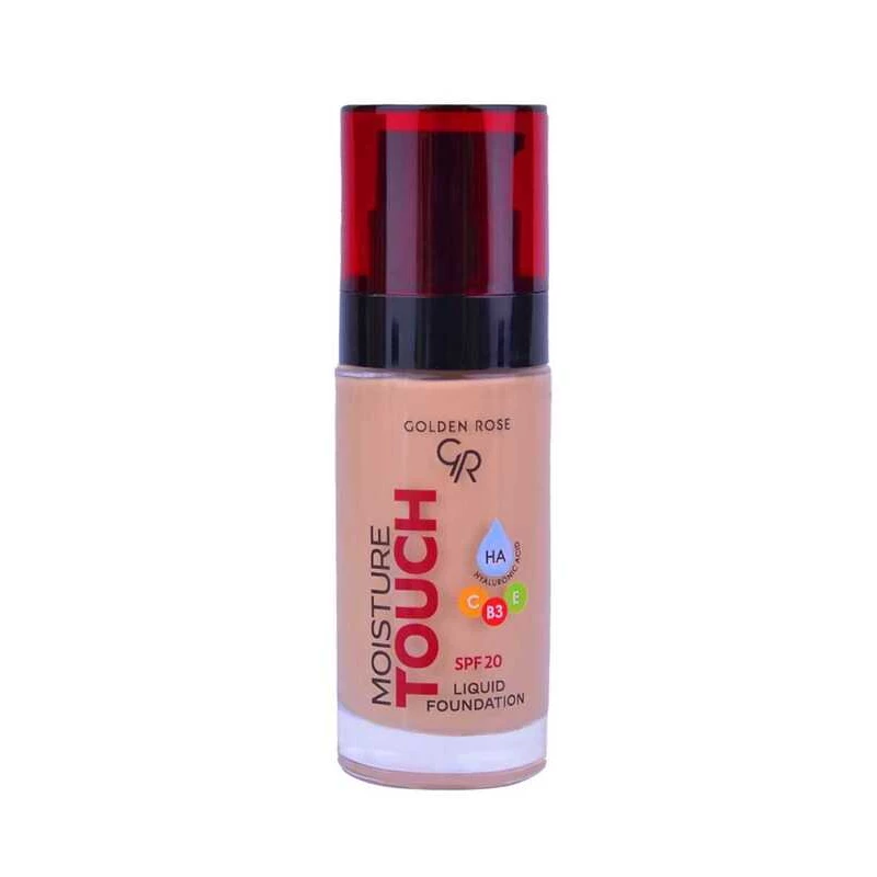 كريم أساس سائل مويستشر تاتش، SPF 20، رقم 104 - جولدن روز