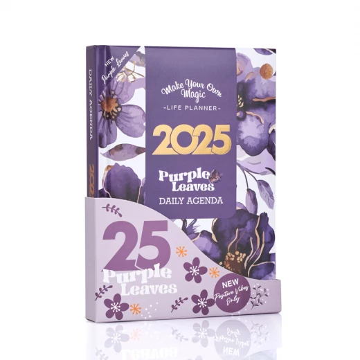 أجندة 2025 - بيربل ليفز من مفكرة - مفكرة - Image 2