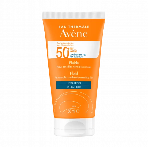 Avene Facial Tinted Fluid SPF 50+ 50 ml High Protection Tinted Sunscreen for Face Suitable for Everyday Use Avene Facial Tinted Fluid SPF 50+ 50 ml High Protection Tinted Sunscreen for Face Suitable for Everyday Use