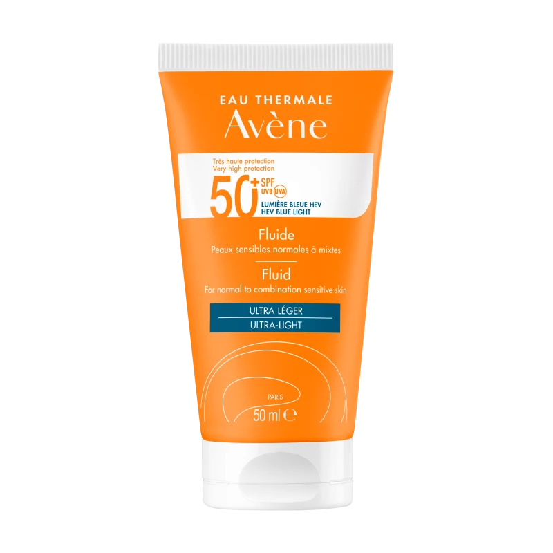 Avene Facial Tinted Fluid SPF 50+ 50 ml High Protection Tinted Sunscreen for Face Suitable for Everyday Use - AVÈNE