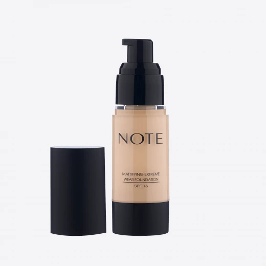Note Cosmetique Mattifying Extreme Wear Foundation - 01 Beige - Note - Image 2