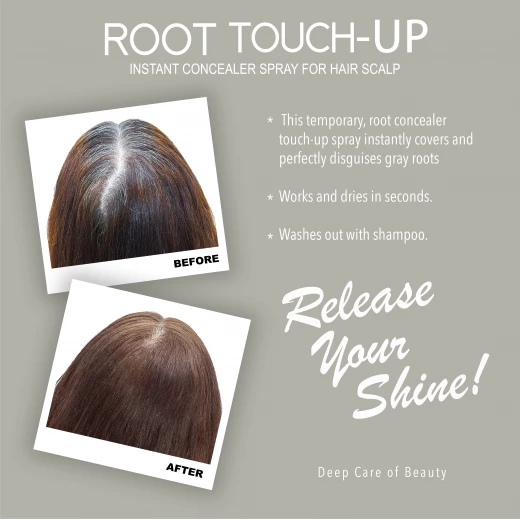 Neva Root Touch Up Spray, Light Brown Color, 75 Ml - Neva - Image 2