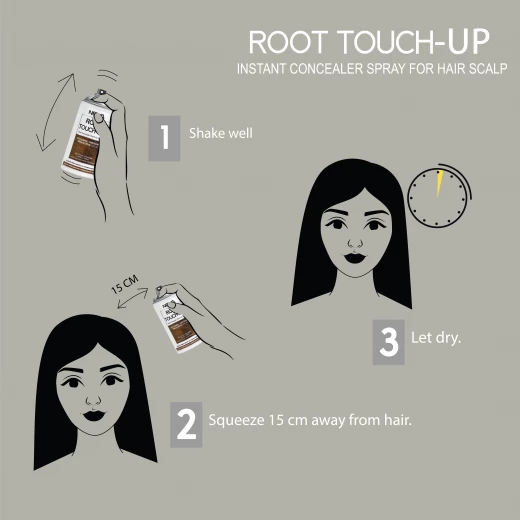 Neva Root Touch Up Spray, Dark Blonde Color, 75 Ml - Neva - Image 2