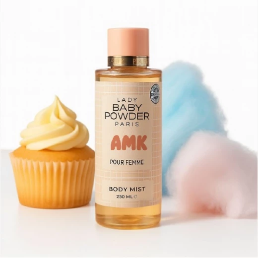 AMK Lady Baby Powder Body Mist 250ml Fresh Fragrance for Women AMK Lady Baby Powder Body Mist 250ml Fresh Fragrance for Women