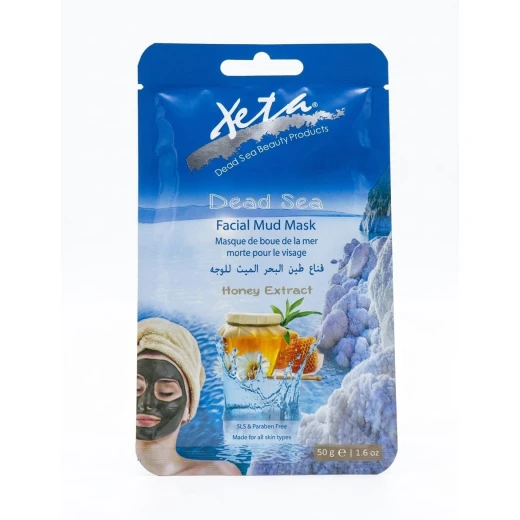 ماسك طين البحر الميت للوجه مع العسل 50 غرام، يساعد على تنظيف البشرة بعمق وإزالة الشوائب وخلايا الجلد الميت والحفاظ على نعومتها وترطيبها ماسك طين البحر الميت للوجه مع العسل 50 غرام، يساعد على تنظيف البشرة بعمق وإزالة الشوائب وخلايا الجلد الميت والحفاظ على نعومتها وترطيبها