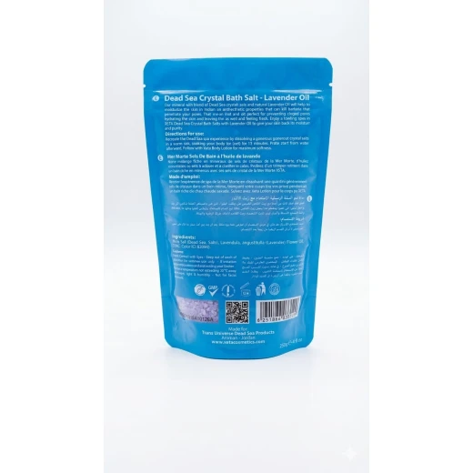 Dead Sea Salts Lavender 250g – Natural Lavender Bath Salts for a Relaxing, Refreshing & Spa-Like Experience - Cosmofarma - Image 3