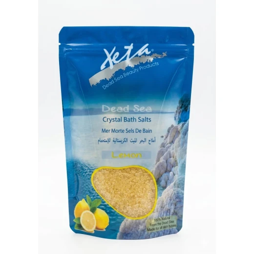 Dead Sea Salts Lemon 250g – Natural Lemon Bath Salts for a Refreshing & Relaxing Spa Experience Dead Sea Salts Lemon 250g – Natural Lemon Bath Salts for a Refreshing & Relaxing Spa Experience