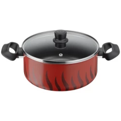 Tefal  Tempo Flame Pot, Glass Lid, 24 Cm