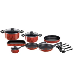 Tefal Tempo Flame Stewpots, Set Of 14 Pieces