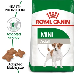 Royal Canin Mini Adult Dry Dog Food 8kg | Premium Nutrition for Small Breed Adult Dogs Up to 10kg Supporting High Energy, Weight & Coat Vitality