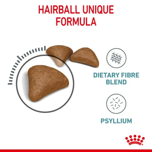 Royal Canin Hairball Care Adult Dry Cat Food 4kg, Complete and Balanced Nutrition Specially Formulated for Adult Cats Prone to Hairballs, Helps Support Hair Passage Through the Digestive Tract, Reduce Hairball Build-Up and Promote Healthy Digestion - Royal Canin - Image 2