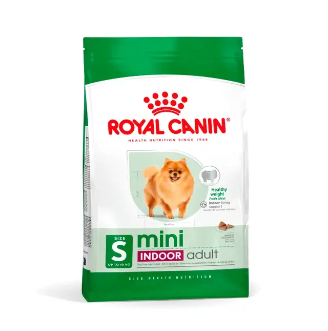 Royal Canin Mini Indoor Adult Dry Dog Food 1.5kg | Highly Digestible Kibble Reducing Stool Odour & Volume with Precise Calorie Count for Weight Support - Royal Canin