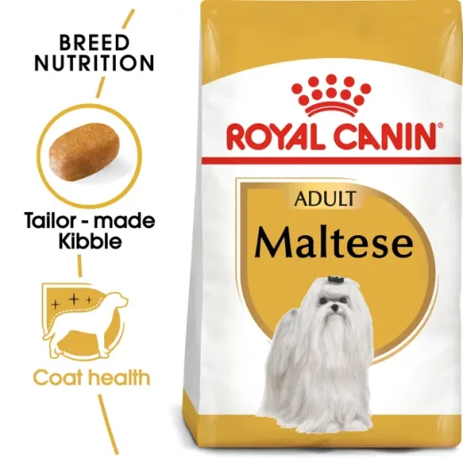 Royal Canin Maltese Adult Dry Dog Food, Specially Formulated for Adult Maltese Dogs, Balanced Nutrition to Support Healthy Skin and Coat and Digestive Health, Kibble Adapted for Small Jaws, 1.5 kg - Royal Canin - Image 2