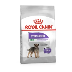 Royal Canin Mini Sterilised Adult Dry Dog Food 1kg, Complete and Balanced Nutrition for Neutered Small-Breed Dogs Weighing 1–10kg, Helps Manage Weight After Sterilisation, Maintain Muscle Mass, Support Digestive Health and Meet Daily Nutritional Needs