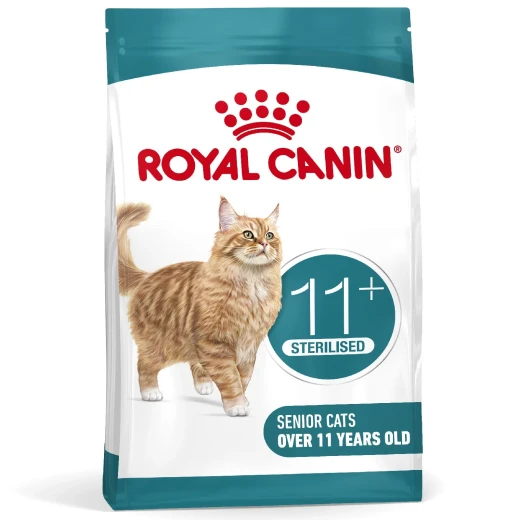 Royal Canin Ageing Sterilised 11+ Senior Dry Cat Food 2kg, Complete and Balanced Nutrition Specially Formulated for Neutered Cats Aged 11 Years and Older, Helps Support Vitality, Kidney and Joint Health, Maintain Ideal Weight and Meet Senior Cats’ Nutriti Royal Canin Ageing Sterilised 11+ Senior Dry Cat Food 2kg, Complete and Balanced Nutrition Specially Formulated for Neutered Cats Aged 11 Years and Older, Helps Support Vitality, Kidney and Joint Health, Maintain Ideal Weight and Meet Senior Cats’ Nutriti