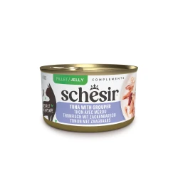 Schesir Complements Wet Cat Tuna with grouper in Jelly Can 70g