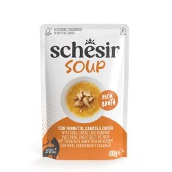 Schesir Soup Wet Cat Tuna pumpkin in Soup Pouch 40g