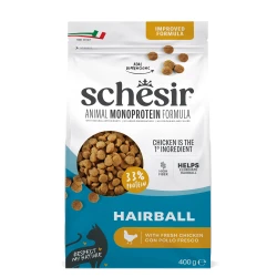 SCH DRY CAT HAIRBALL CHICKEN 400G