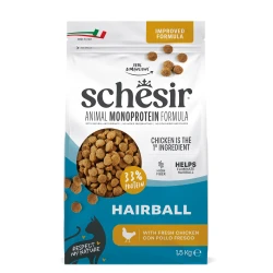 SCHESIR DRY CAT HAIRBALL CHICKEN 1,5KG