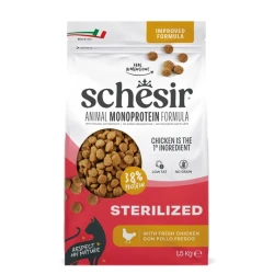 SCH DRY CAT STERILIZ CHICKEN 1,5KG