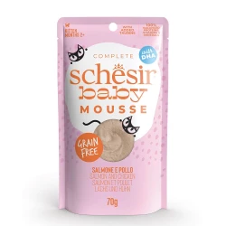 SCHESIR BABY CAT POUCH MOUSSE SALMON WITH CHICKEN 70G(NEW)