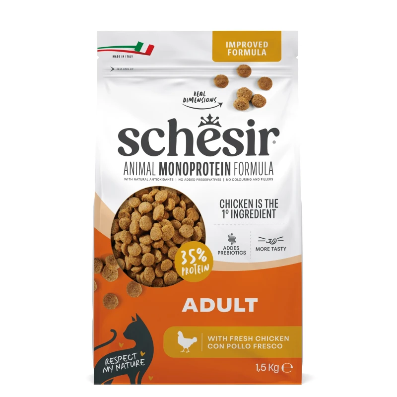 SCHESIR DRY CAT CHICKEN 1,5KG - SCHESIR