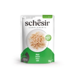 SCHESIR CAT POUCH CHICKEN FILLETS 85G