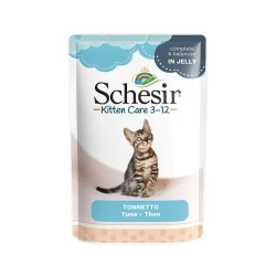 SCHESIR CAT POUCH KITTEN TUNA 85G