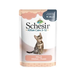 SCHESIR CAT POUCH KITTEN CHICKEN 85G