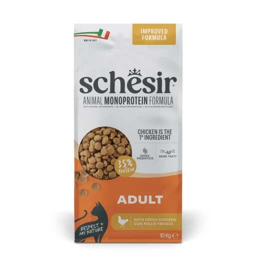 SCHESIR DRY CAT CHICKEN 10KG SCHESIR DRY CAT CHICKEN 10KG