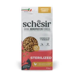 SCHESIR DRY CAT STERILIZED CHICKEN 10KG