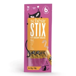 SCHESIR STIX CAT POUCH TREATS CHICKEN 6X15G