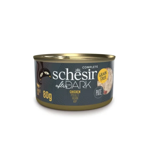 SCHESIR AFTER DARK PATE CAT CAN CHICKEN 80G