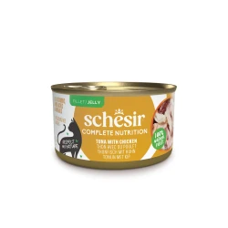 SCHESIR C&B WET CAT TUNA CHICKEN IN JELLY CAN 85G