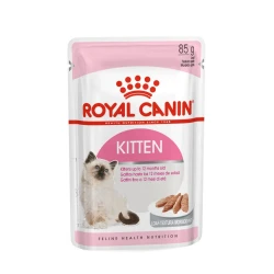 Royal Canin Kitten Instinctive Loaf Wet Food 85g | Easy Chewing Soft Loaf Texture with Antioxidants for Immune System Support & Bone Growth for Kittens